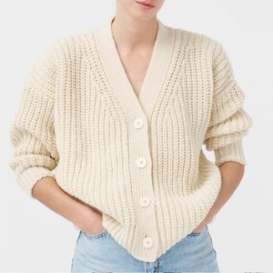 Chunky Vintage Crop Cardigan